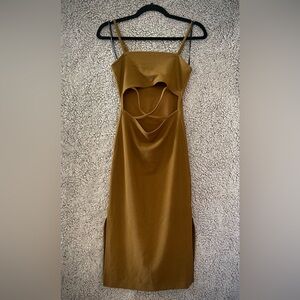 F21 Cut Out Midi - Olive